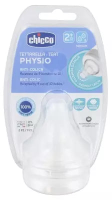 Chicco Physio 2 Teats Average Flow Rate 2 Months And +
