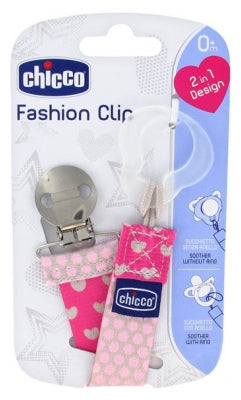 Chicco Ribbon Soother-Clipper 2-In-1 0 Month And +