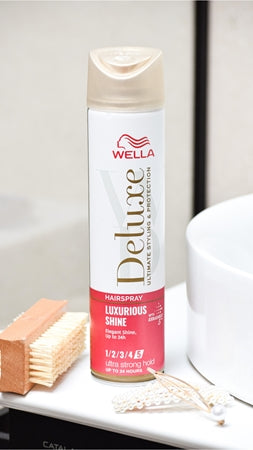 Wella Deluxe Luxurious Shine Hairspray For Shine
