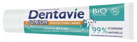 Dentavie Organic Toothpaste Junior Cavity Protection 75 Ml