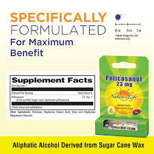 Nature'S Life Policosanol 23Mg | Support For Cardiovascular Health, Blood Circulation & Healthy Heart Function | 60 Tabs