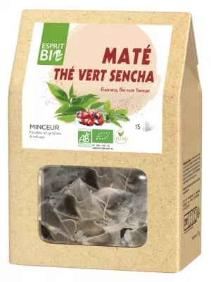 Esprit Bio Mate Sencha Green Tea To Infuse 15 Sachets