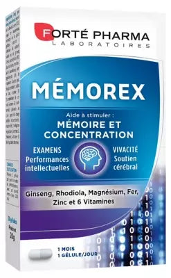 Forté Pharma Memorex 30 Capsules