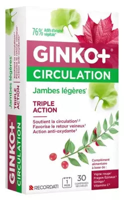 Ginkor Ginko + Circulation 30 Tablets