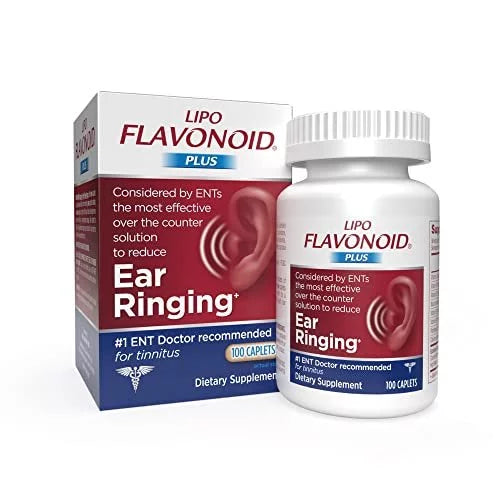 Lipo-Flavonoid Plus Caplets – 100 Count | Ear Health & Tinnitus Support