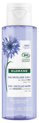 Klorane 3In1 Micellar Water With Organic Cornflower 100Ml