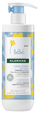 Klorane Baby Cleansing Cream With Cold Cream 500Ml