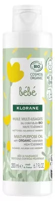 Klorane Baby Multi-Purpose Oil Organic 200 Ml