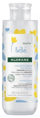 Klorane Baby No-Rinse Cleansing Water 500Ml