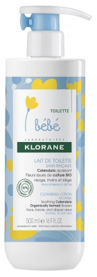 Klorane Baby No-Rinse Cleansing Lotion 500Ml