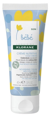 Klorane Baby Nourishing Cream With Cold Cream 40Ml