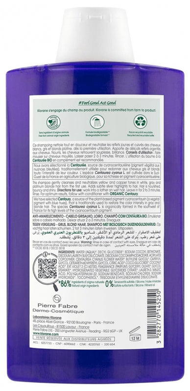 Klorane Dejauning Shampoo Hair 400 Ml