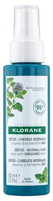 Klorane Detox - Normal Hair Mist With Organic Mint 100Ml