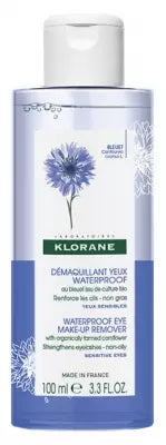 Klorane Waterproof Eye Make-Up Remover With Cornflower 100Ml
