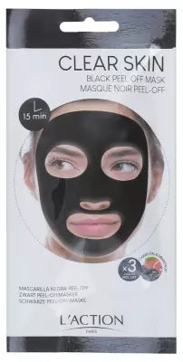 L'Action Paris Black Peel Off Mask 3 Sachets