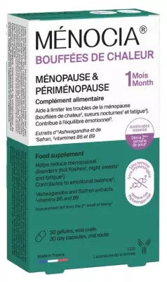 Laboratoire Ccd Ménocia Bouffées De Chaleur 30 Capsules