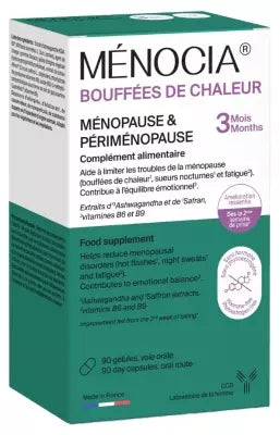 Laboratoire Ccd Ménocia Bouffées De Chaleur 90 Capsules