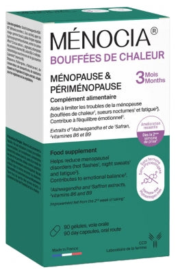 Laboratoire Ccd Ménocia Bouffées De Chaleur 90 Capsules