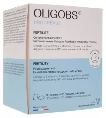 Laboratoire Ccd Oligobs Procréa.M 30 Sachets + 30 Capsules