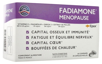 Laboratoire Novomedis Fadiamone Menopause 60 Tablets + 30 Gel-Caps