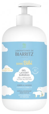 Laboratoires De Biarritz Superfatted Cleansing Gel Organic 500Ml