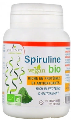 Les 3 ChĂȘnes Bio Spiruline 60 Tablets