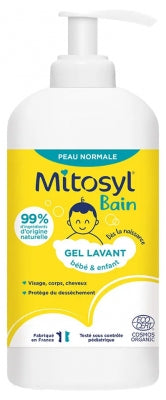 Mitosyl Organic Baby And Child Washing Gel 490 Ml