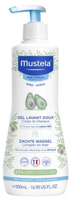 Mustela Gentle Cleansing Gel With Avocado 500Ml
