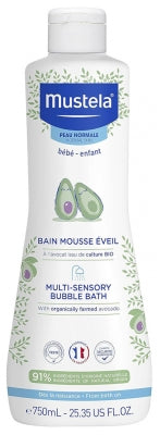 Mustela Multi-Sensory Bubble Bath With Avocado 750Ml