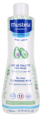 Mustela No Rinse Cleansing Milk 750 Ml