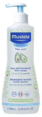 Mustela No Rinse Cleansing Water With Avocado 500Ml