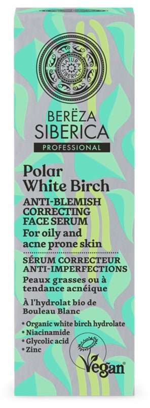 Natura Siberica Berƫza Siberica Anti-Blemish Correcting Face Serum 30Ml
