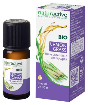 Naturactive Essential Oil Lemongrass (Cymbopogon Flexuosus) 10Ml