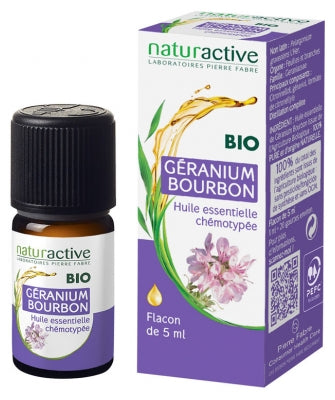 Naturactive Organic Essential Oil Bourbon Geranium 5Ml