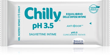 Chilly Ph 3.5 Intimate Cleansing Wipes