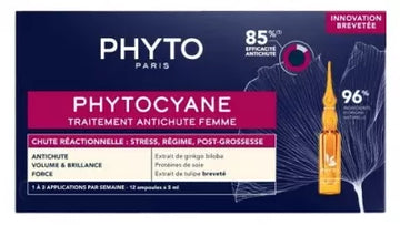 Phyto Phytocyane Anti Hair Loss Reactional Treatment Women 12 X 5Ml