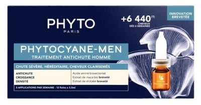 Phyto Phytocyane - Men Anti-Hair Loss Treatment 12 X 3,5Ml