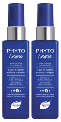 Phyto Phytolaque Vegetable Lacquer With Shellac Medium To Strong Fixation 2 X 100Ml