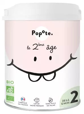 Popote 2Nd Age From 6 To 12 Months Organic 800 G
