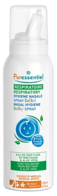 Puressentiel Respiratory Baby Nasal Hygiene Spray With Aloe Vera 120Ml