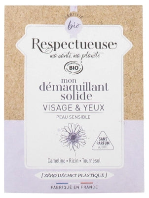 Respectueuse My Solid Organic Face And Eye Make-Up Remover 25G