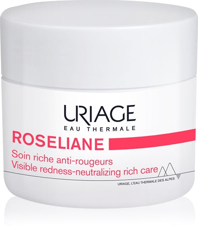Uriage Roseliane Visible Redness-Neutralizing Rich Care Soothing Cream Against Redness