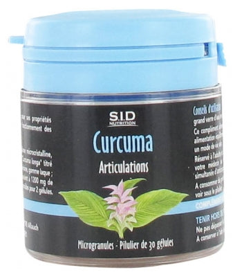 S.I.D Nutrition Joints Turmeric 30 Capsules