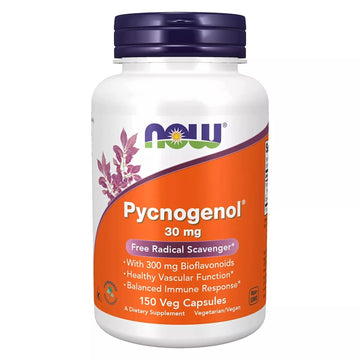 NOW FOODS Pycnogenol 30 mg 150 Veg Capsules