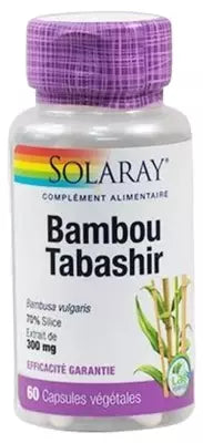 Solaray Bamboo 60 Vegetable Capsules
