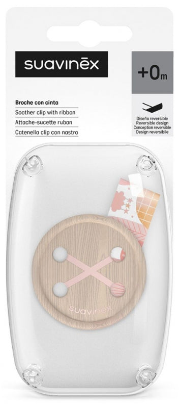 Suavinex Ribbon Pacifier Fastener 0 Months And Up
