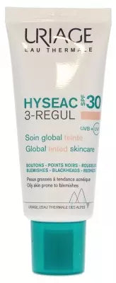 Uriage Hyséac 3-Regul Global Tinted Skin-Care Spf30 40Ml