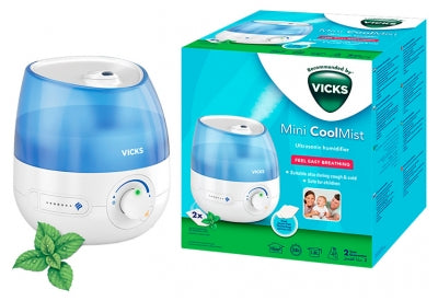 Vicks Mini Ultrasonic Humidifier Vul525E4