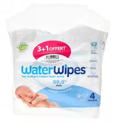 Waterwipes 3 X 60 Wipes + 60 Wipes Free