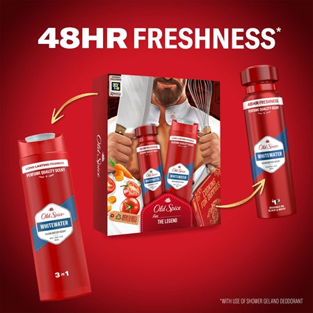 Old Spice Whitewater New Chef Gift Set For Men